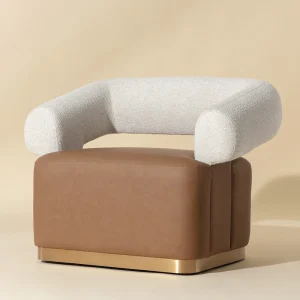 Alternative view of Aggie Swivel Lounge Chair – Cozy Accent Chair with 360° Swivel Base in Soft Velvet Fabric