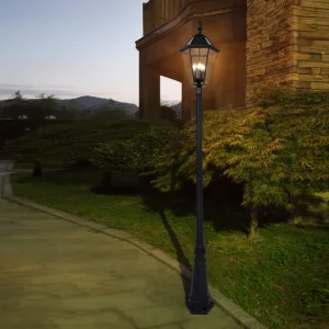 Alternative view of Lutec Outdoor LED Solar Post Light