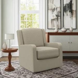 Easley Fabric Swivel Glider