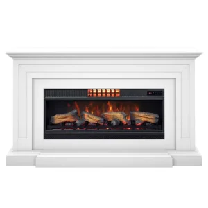 Alternative view of Tresanti Gwendolyn Wall Mantel with ClassicFlame CoolGlow 2-in-1 Electric Fireplace and Fan