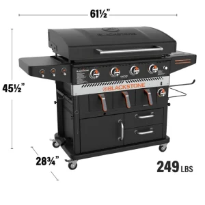 Alternative view of Blackstone 36" Cabinet Griddle with Airfryer & Cover