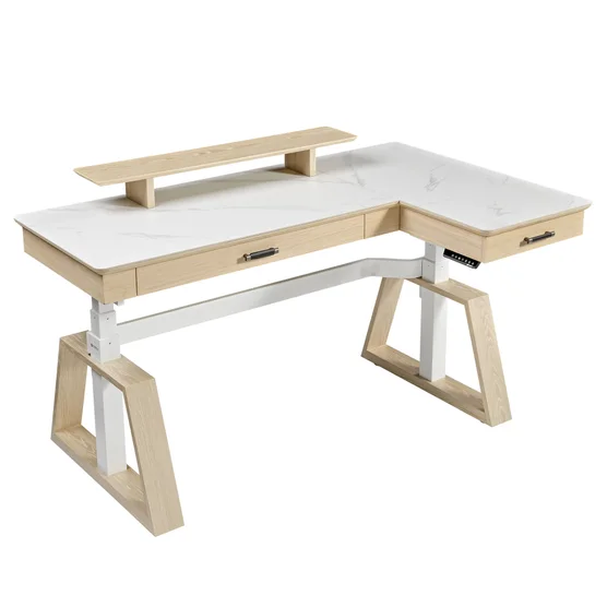 Eureka Ergonomic Ark 63” x 39” L-shaped Executive Adjustable Desk - Image 6