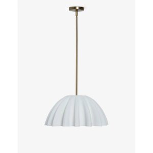 Nita Glass Pendant Light – Sleek Chrome Finish for Kitchen Island or Dining Room