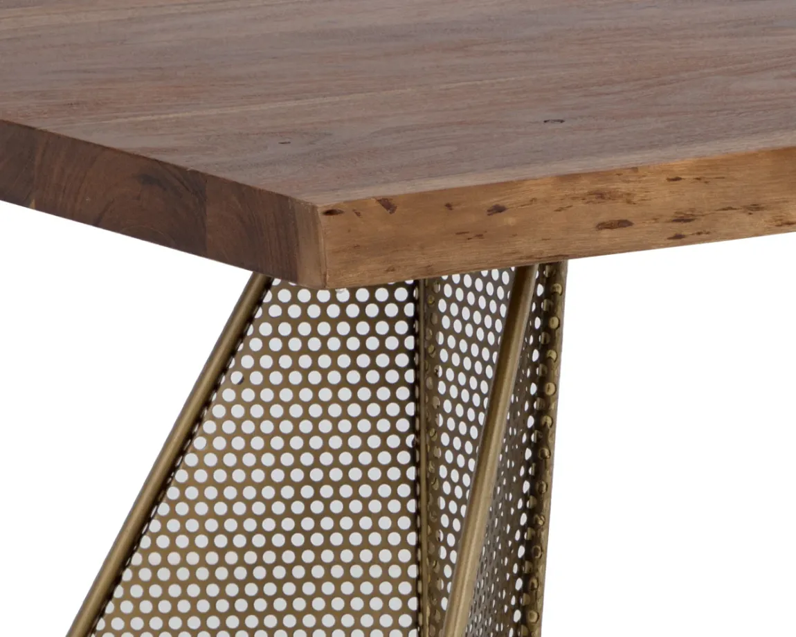 Mickey Desk Modern Writing Desk with Storage for Home Office, Study Room, or Bedroom Workspace - Image 6