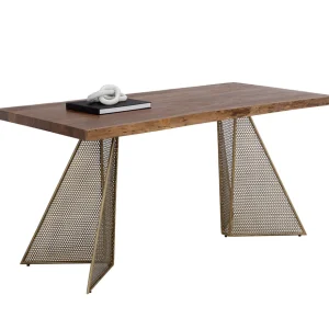 Mickey Desk Modern Writing Desk with Storage for Home Office, Study Room, or Bedroom Workspace