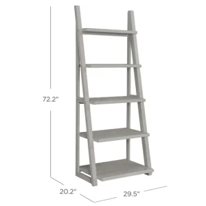 Alternative view of Kellen 72” Ladder Bookcase