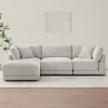 Dayna 4-piece Fabric Modular Sectional