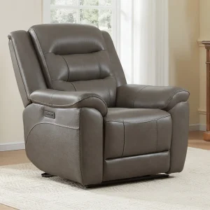 Mason Leather Power Recliner with Power Headrest