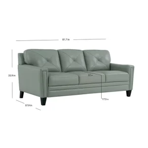 Alternative view of Atmore Top Grain Leather Sofa