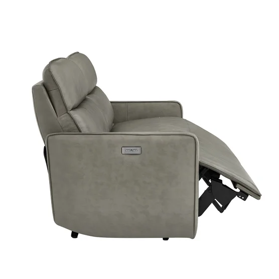 Henredon Keira Leather Zero-gravity Reclining Sofa - Image 4