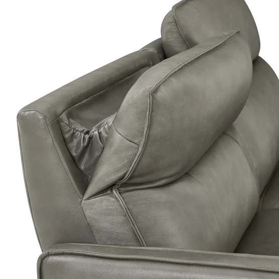 Henredon Keira Leather Zero-gravity Reclining Sofa - Image 6