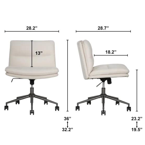 Elle Decor Gracie Criss-Cross Chair - Image 2