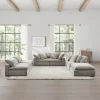 Sereen 6-piece Fabric Modular Sectional, Taupe