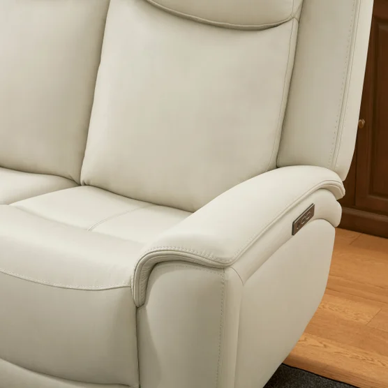 Sanders Leather Power Reclining Sofa with Power Headrests - Image 4