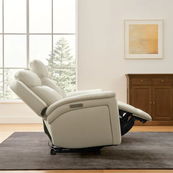 Sanders Leather Power Reclining Sofa with Power Headrests - Image 6