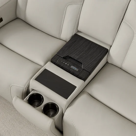 Alton Leather Power Reclining Sofa with Power Headrests and Cooling Unit - Image 7