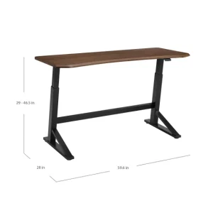 Alternative view of Teagan 60” Adjustable Height Desk