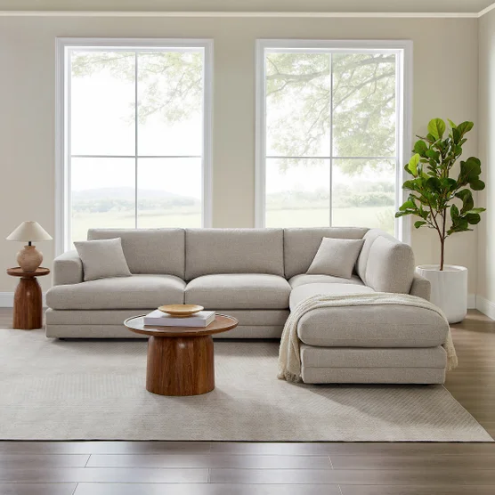 Derry Fabric Sectional - Image 5