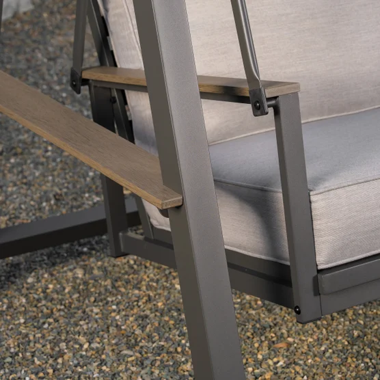 SunVilla Pine Knoll Cushion Outdoor Patio Swing - Image 3