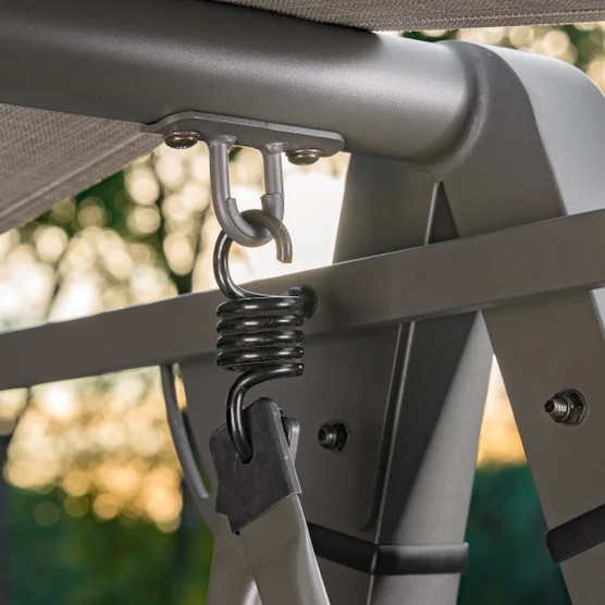 SunVilla Pine Knoll Cushion Outdoor Patio Swing - Image 4