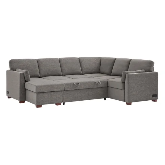 Coddle Luke Sleeper Sectional with Reversible Chaise and Storage - Image 5
