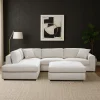 Andee Fabric Sectional with Ottoman