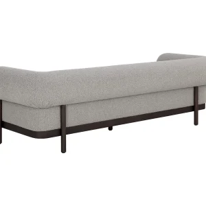 Alternative view of Bromley Sofa – Voluminous Grey Couch with Wide Armrests