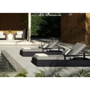 Alternative view of Tavira Lounger Modern Outdoor Chaise Lounge Chair for Patio, Poolside, or Garden Relaxation