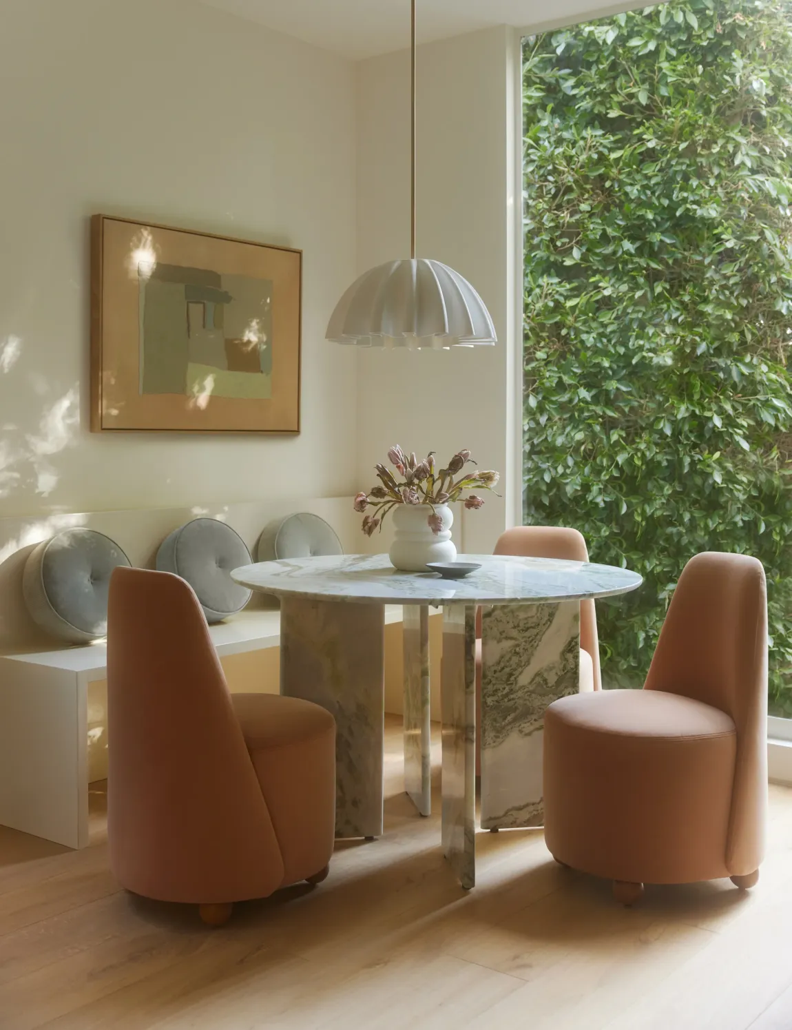 Nita Glass Pendant Light – Sleek Chrome Finish for Kitchen Island or Dining Room - Image 2