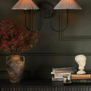 Alternative view of McVea Double Sconce Modern Wall Lighting Fixture for Bathroom, Bedroom, or Hallway