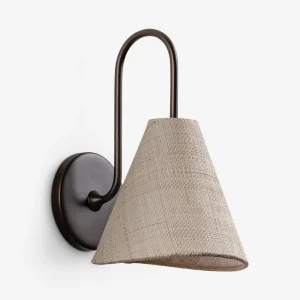 Amma Modern Brass Wall Sconce Light Fixture for Bedroom or Hallway